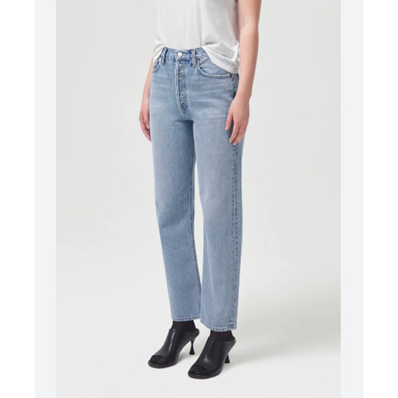 Agolde Denim - AGOLDE 90'S PINCH WAIST HIGH RISE STRAIGHT IN SOUNDWAVE 26